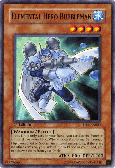 Héroe Elemental Bubbleman [DP1-EN009] Común 