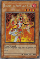 Heroína Elemental Lady Heat [PP02-EN008] Secreta Rara 