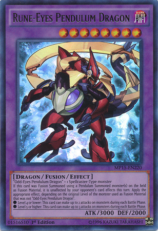 Dragón Péndulo de Ojos Rúnicos [MP15-EN220] Ultra Raro 