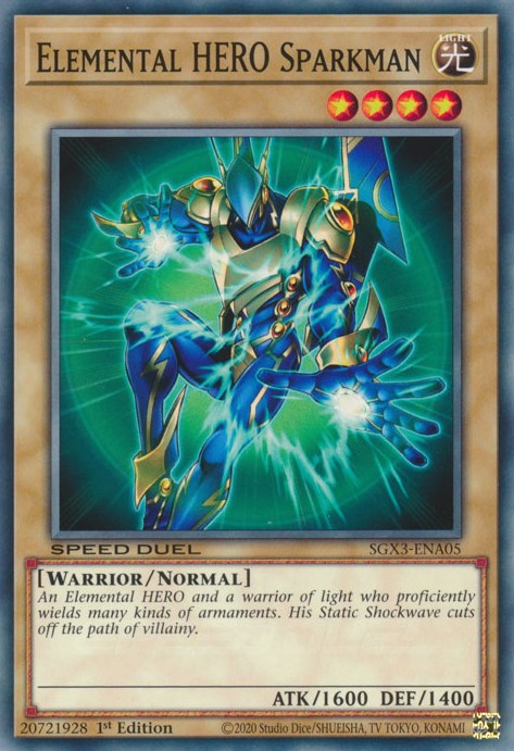 HÉROE Elemental Sparkman [SGX3-ENA05] Común 