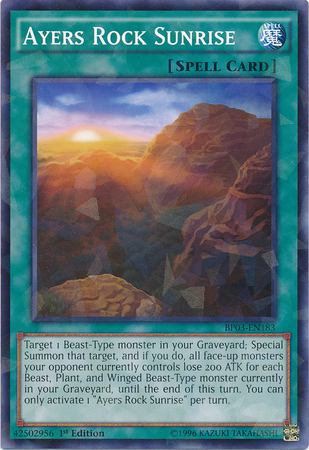 Amanecer en Ayers Rock [BP03-EN183] Shatterfoil Raro 