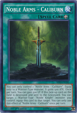 Armas nobles - Caliburn [BP03-EN182] Común 