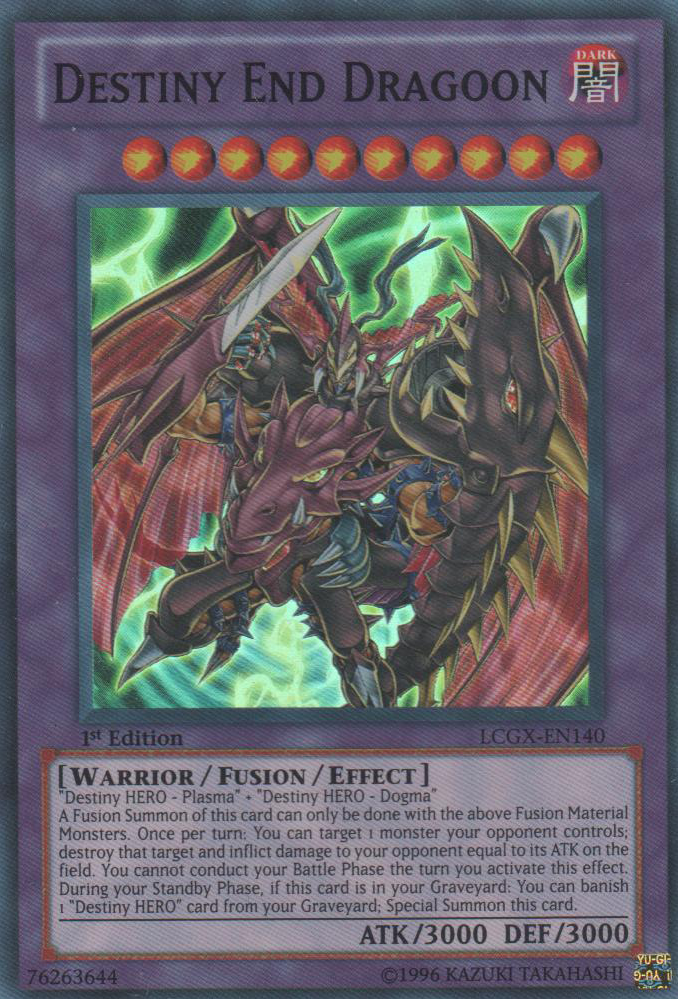 Dragón del Fin del Destino [LCGX-EN140] Súper Raro 