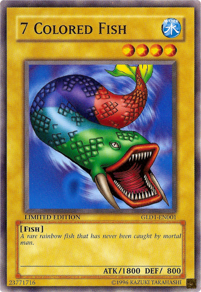 7 peces de colores [GLD1-EN001] Común 