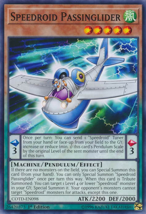 スピードロイド・パッシングライダー [COTD-EN098] コモン
