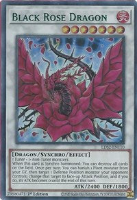 Dragón Rosa Negra (Verde) [LDS2-EN110] Ultra Raro 