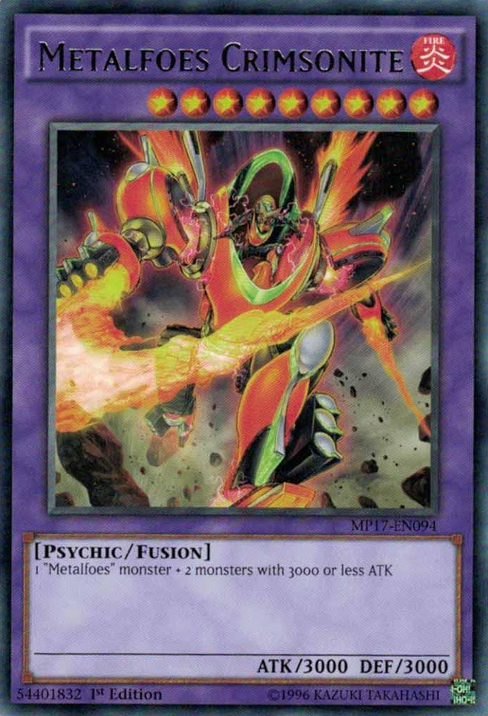 Metalfoes Crimsonita [MP17-EN094] Raro 