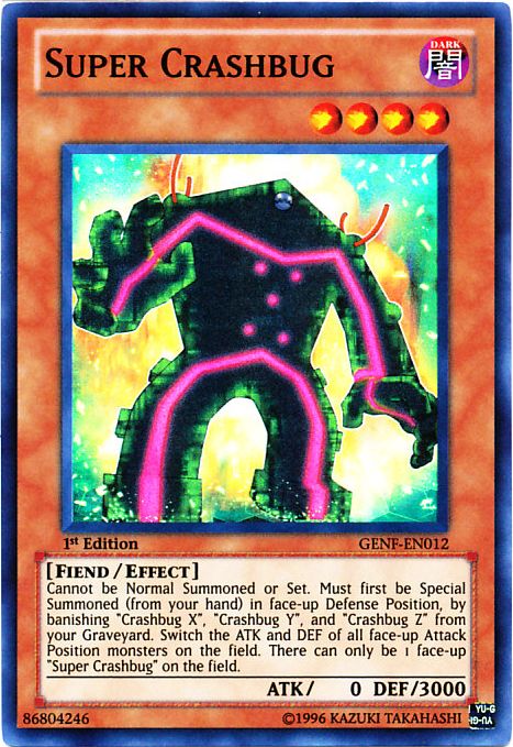 Super Crashbug [GENF-EN012] Súper raro 