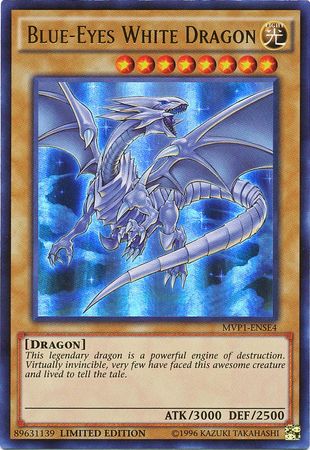 Dragón Blanco de Ojos Azules [MVP1-ENSE4] Ultra Raro 