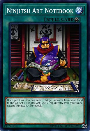 Cuaderno de Arte Ninjitsu [OP08-EN023] Común