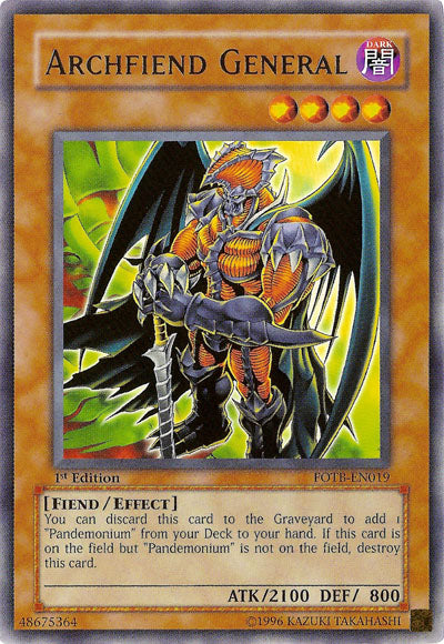 General Archidemonio [FOTB-EN019] Raro 