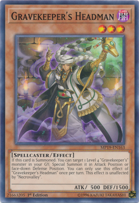 Jefe de sepultureros [MP19-EN163] Común 