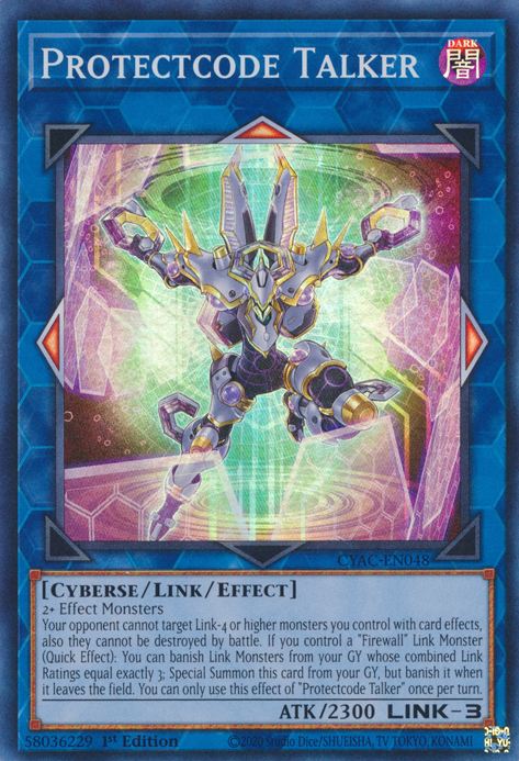 Protectcode Talker [CYAC-EN048] Súper raro 