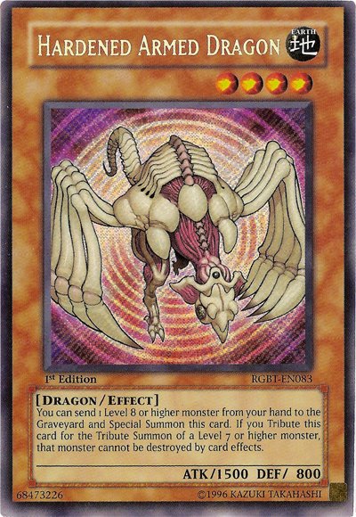 Dragón Armado Endurecido [RGBT-EN083] Secreto Raro 