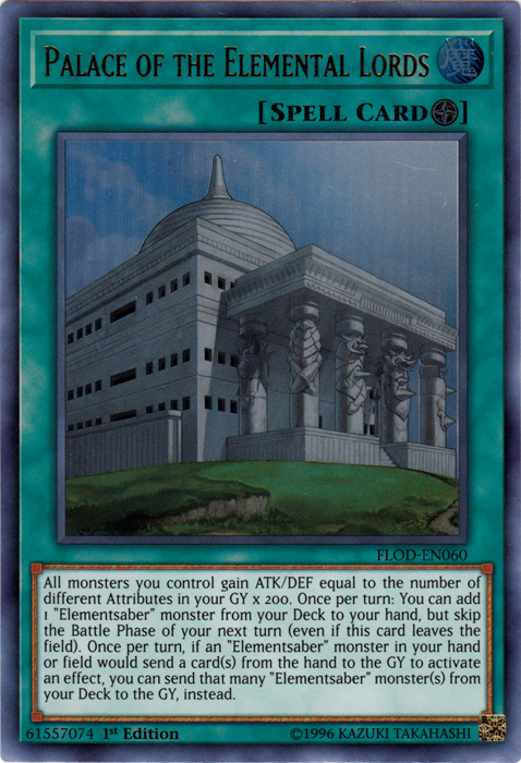 Palacio de los Señores Elementales [FLOD-EN060] Ultra Raro 