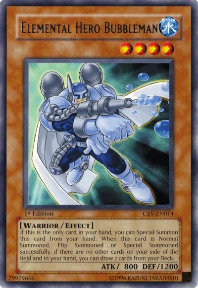 Héroe Elemental Bubbleman [CRV-EN014] Raro 