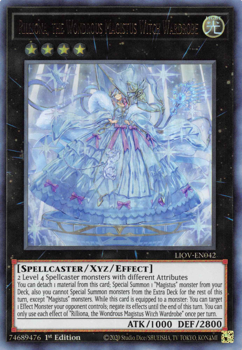 Rilliona, el maravilloso armario de bruja Magistus [LIOV-EN042] Ultra Raro 