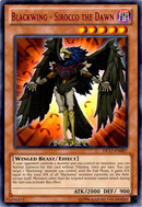 Blackwing - Sirocco el Amanecer (Rojo) [DL17-EN007] Raro 