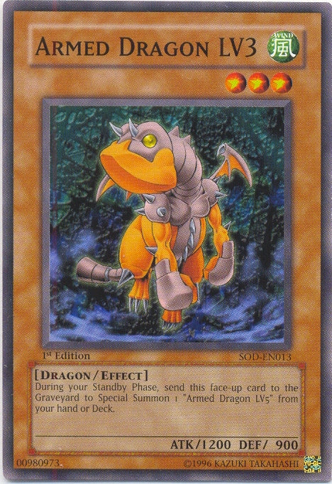Dragón Armado LV3 [SOD-EN013] Común 