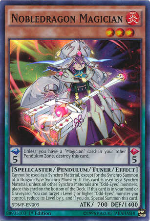 Mago Dragón Noble [SDMP-EN003] Súper Raro 