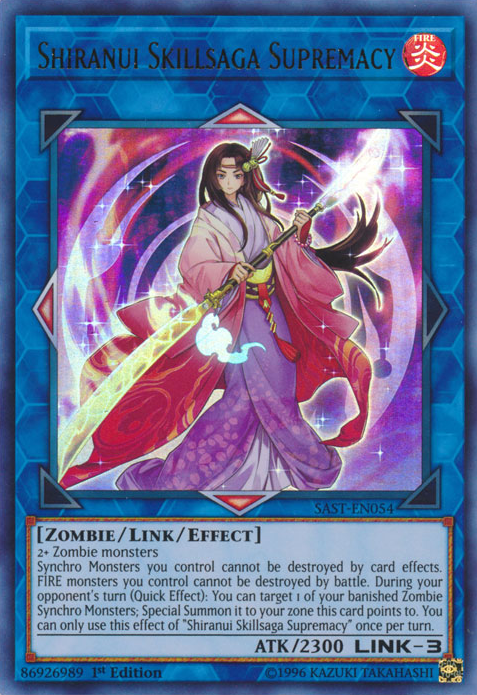 Supremacía de Shiranui Skillsaga [SAST-EN054] Ultra Rara 
