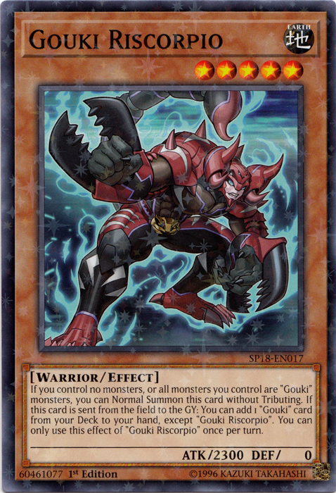 Gouki Riscorpio [SP18-EN017] Starfoil Raro 
