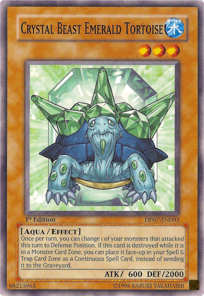 Bestia de Cristal Tortuga Esmeralda [DP07-EN003] Común 