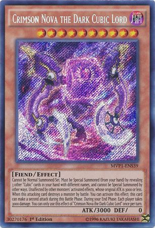 Crimson Nova, el Señor Cúbico Oscuro [MVP1-ENS39] Secreto Raro 
