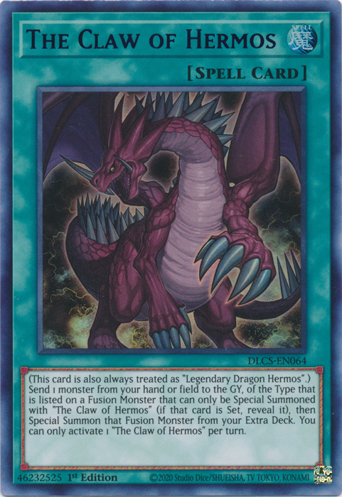 La Garra de Hermos (Azul) [DLCS-EN064] Ultra Rara 