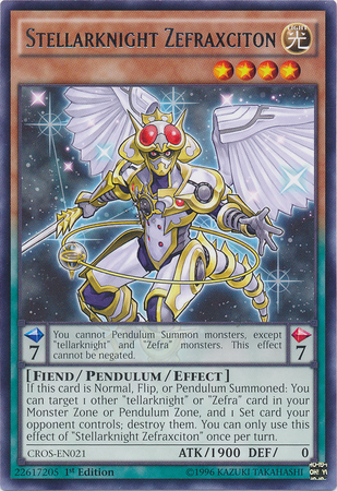 Stellarknight Zefraxciton [CROS-EN021] Raro 