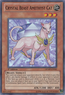 Bestia de Cristal Gato Amatista [RYMP-EN041] Súper Rara 