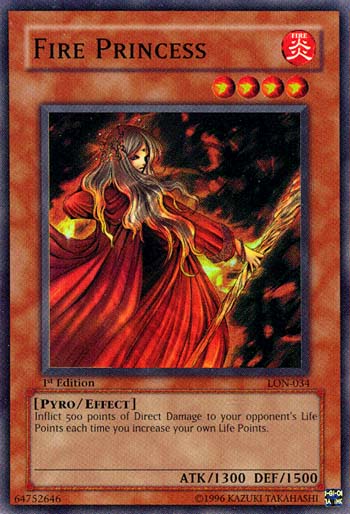 Princesa de Fuego [LON-034] Súper Rara 