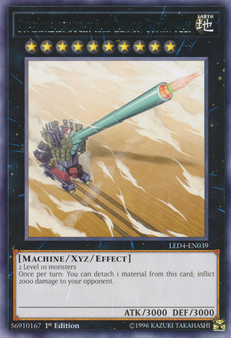 Cañón de riel Superdreadnought Gustav Max [LED4-EN039] Raro 