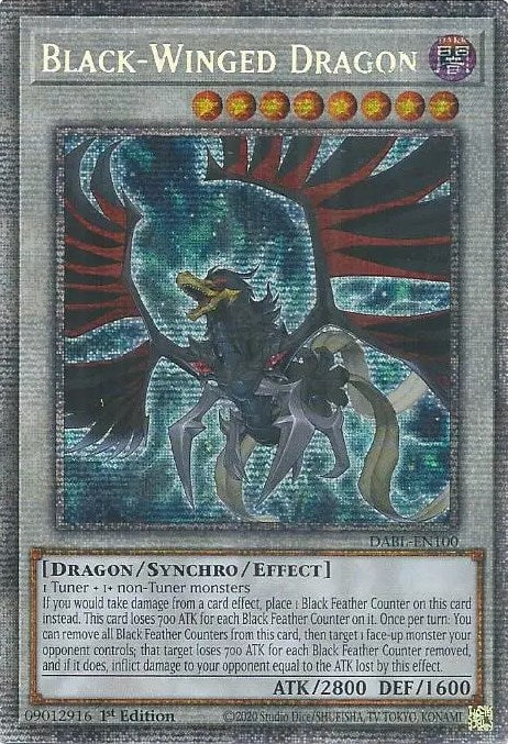 Dragón de alas negras [DABL-EN100] Luz estelar rara 