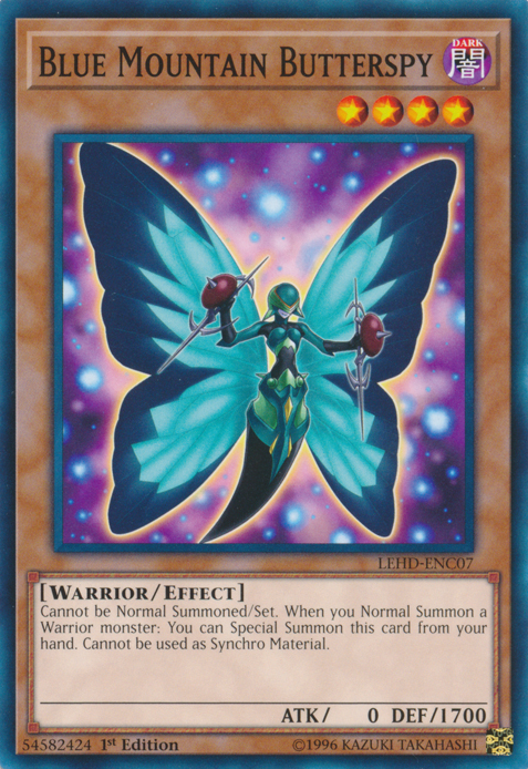 Mariposa de montaña azul [LEHD-ENC07] común 