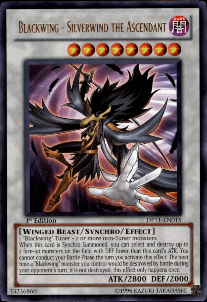 Blackwing - Silverwind el Ascendente [DP11-EN015] Raro 