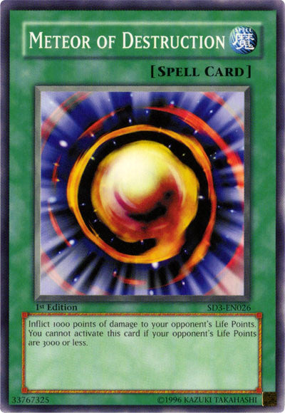 Meteoro de la Destrucción [SD3-EN026] Común 