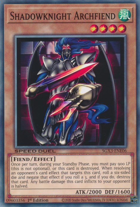 Caballero de las Sombras Archidemonio [SGX3-ENE06] Común 