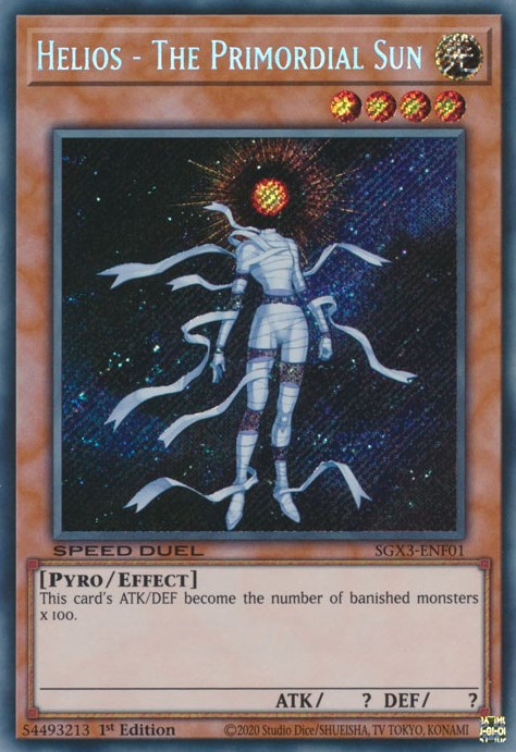 Helios - El Sol Primordial [SGX3-ENF01] Secreto Raro 