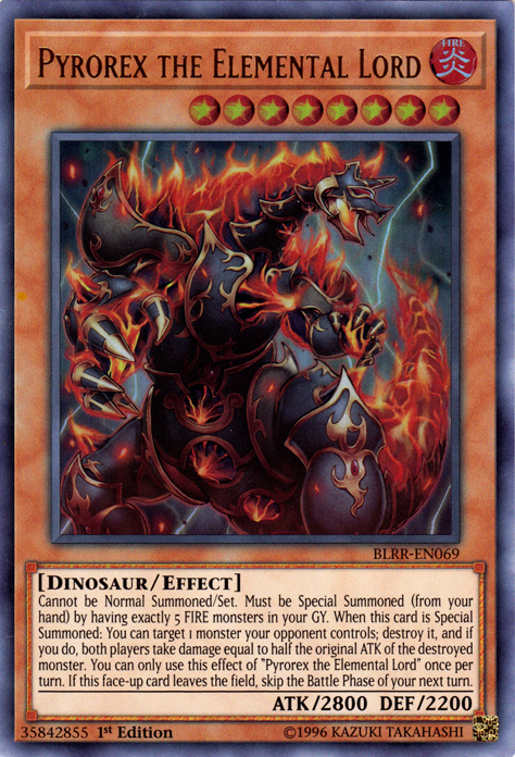 Pyrorex el Señor Elemental [BLRR-EN069] Ultra Raro 