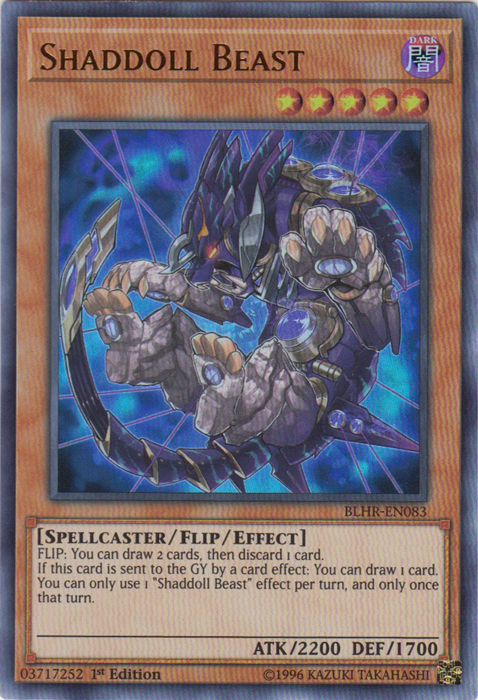 Bestia Shaddoll [BLHR-EN083] Ultra Rara 