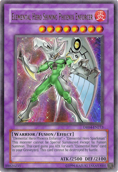 HÉROE Elemental Fénix Resplandeciente Ejecutor [DR04-EN213] Ultra Raro 