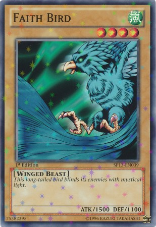 Pájaro de la Fe [SP13-EN039] Starfoil Raro 