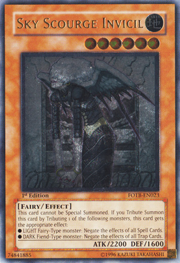 Azote Celestial Invicil [FOTB-EN023] Raro Definitivo 
