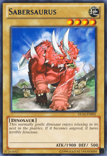 Sabersaurus (Azul) [DL16-EN001] Raro 
