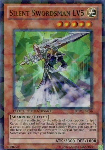 Espadachín Silencioso LV5 [DT05-EN056] Súper Raro 