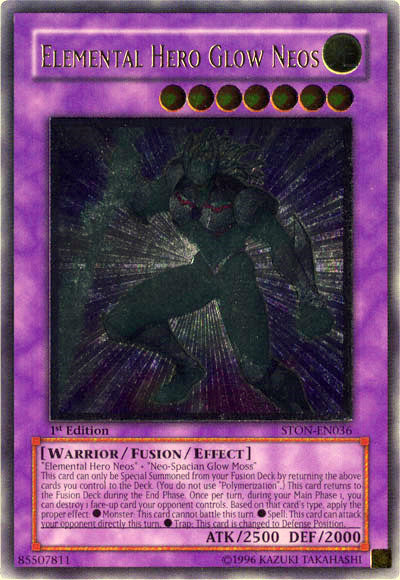 Héroe Elemental Neos Resplandor [STON-EN036] Raro Supremo 