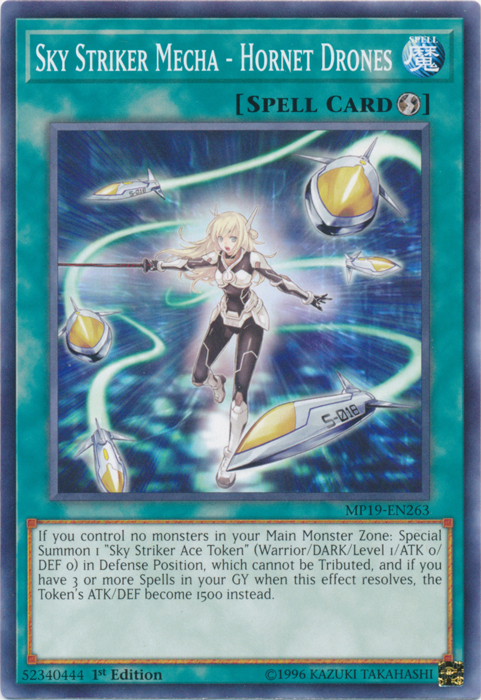Mecha Sky Striker - Drones Hornet [MP19-EN263] Común 