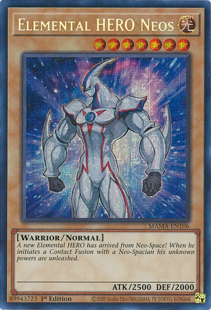 HÉROE Elemental Neos [MAMA-EN106] Ultra Raro del Faraón 
