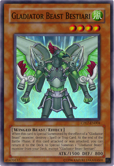 Bestia Gladiador Bestiari [CP07-EN004] Súper Raro 